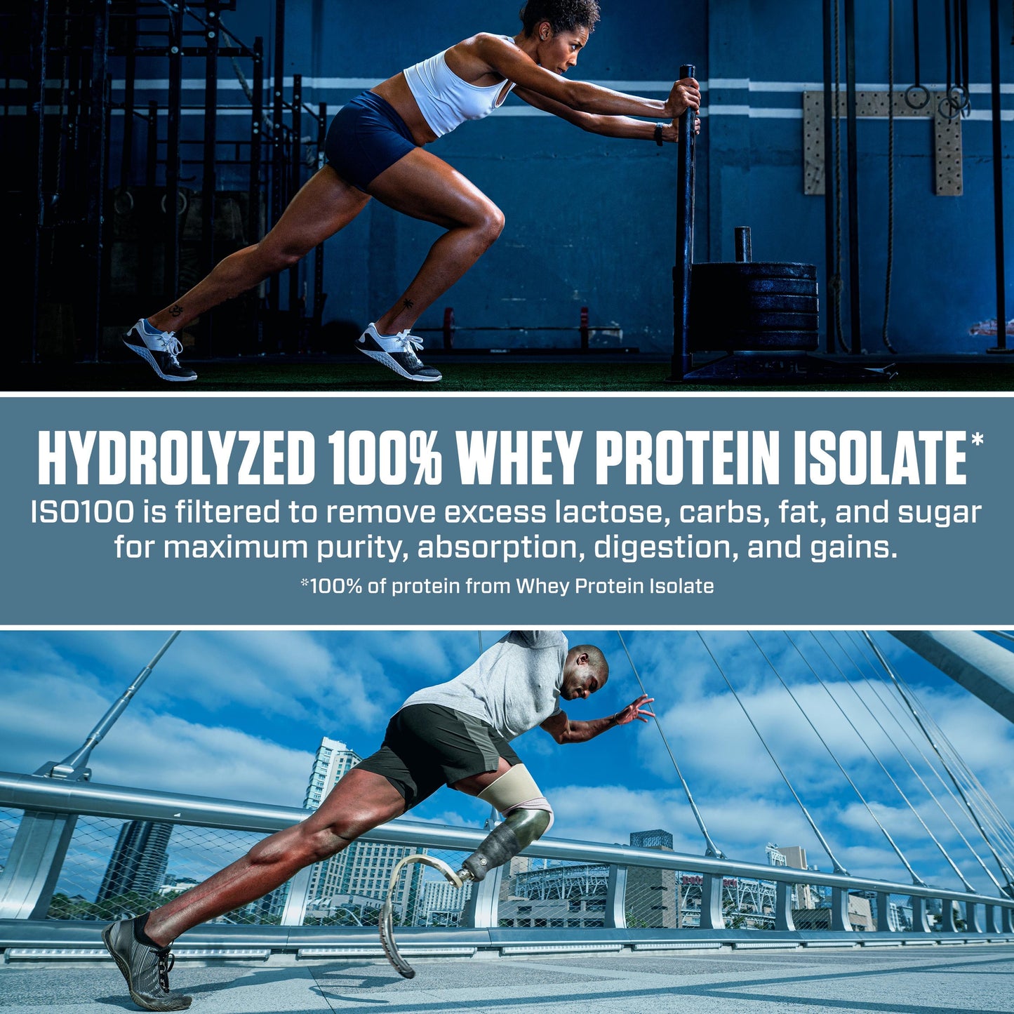 Dymatize Nutrition|Strawberry|Dymatize ISO100 Hydrolyzed Whey Isolate Protein Powder|25g Protein-(20 Servings)