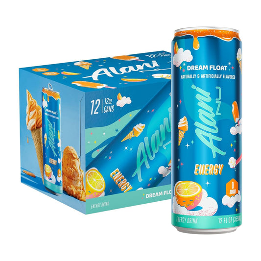 Alani Nu Energy Drink - Dream Float (12 Drinks , 12 Fl Oz. Each)