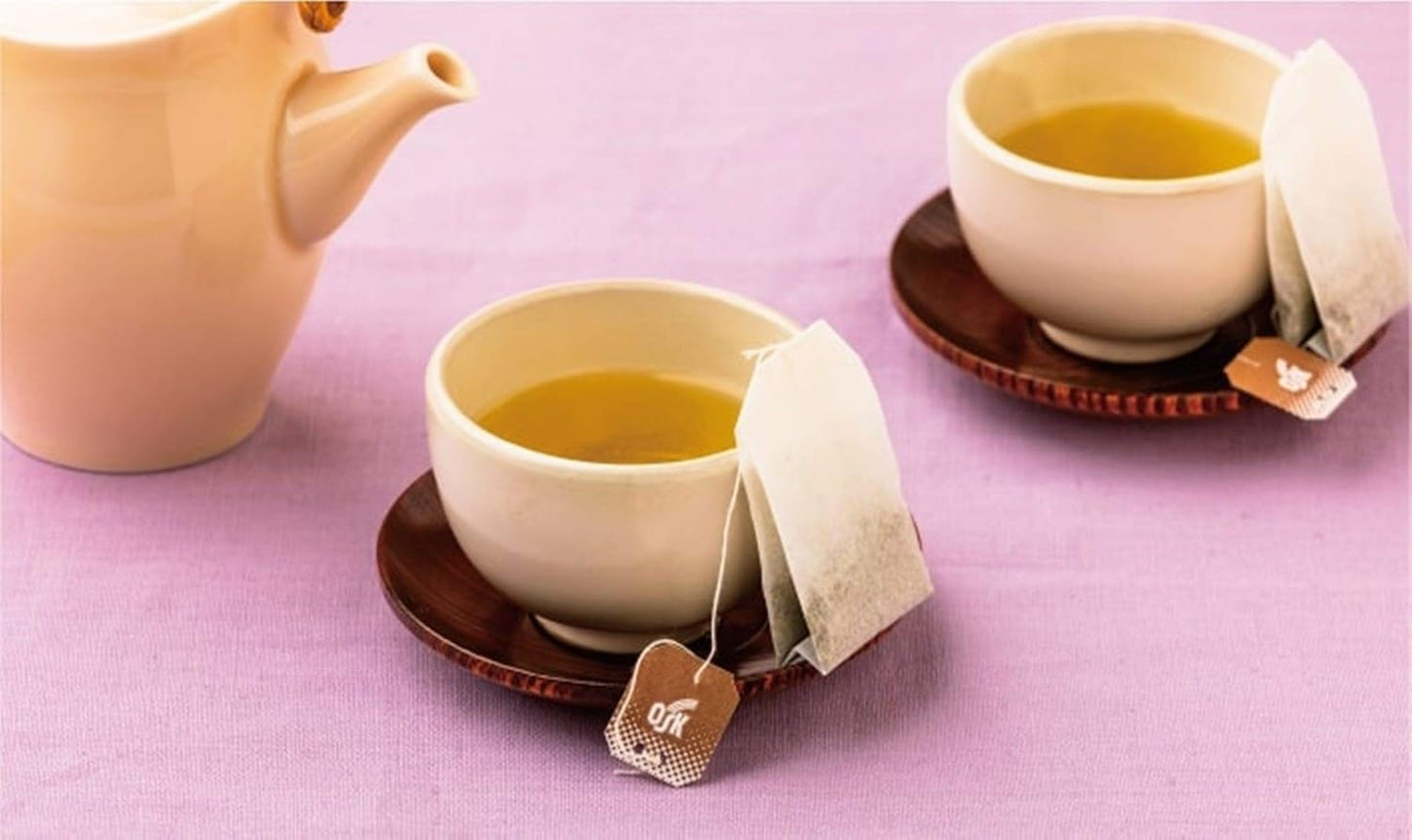 Premium Japanese Green Tea Bags with Chlorella – 100% Japan Imported, No Sugar, Award-Winning Healthy Detox Tea, Individually Packed