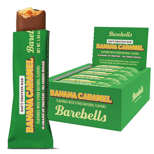 Barebells Soft Protein Bar - Banana Caramel (12 Bars)