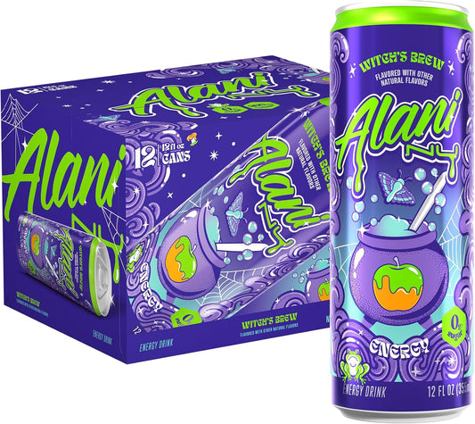 Alani Nu Energy Drink - Witch's Brew (12 Drinks, 12 Fl. Oz. Each)