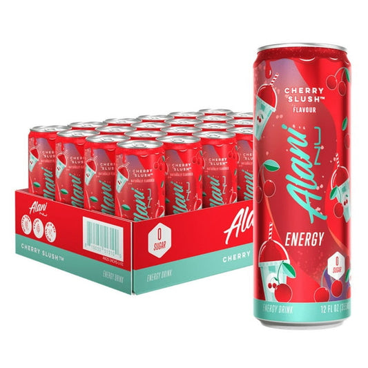 Alani Nu Energy Drink-Cherry Slush (24 Drinks, 12 Fl. Oz. Each)