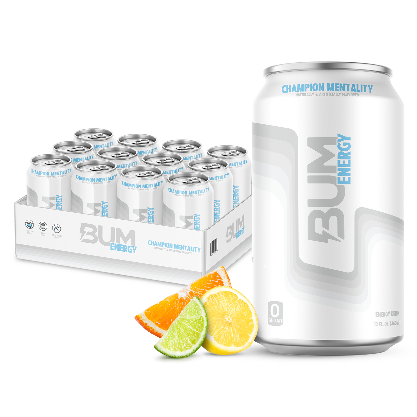 Raw Nutrition BUM Energy Drink|112 mg Natural Caffeine(12 fl oz, 12 Pack)