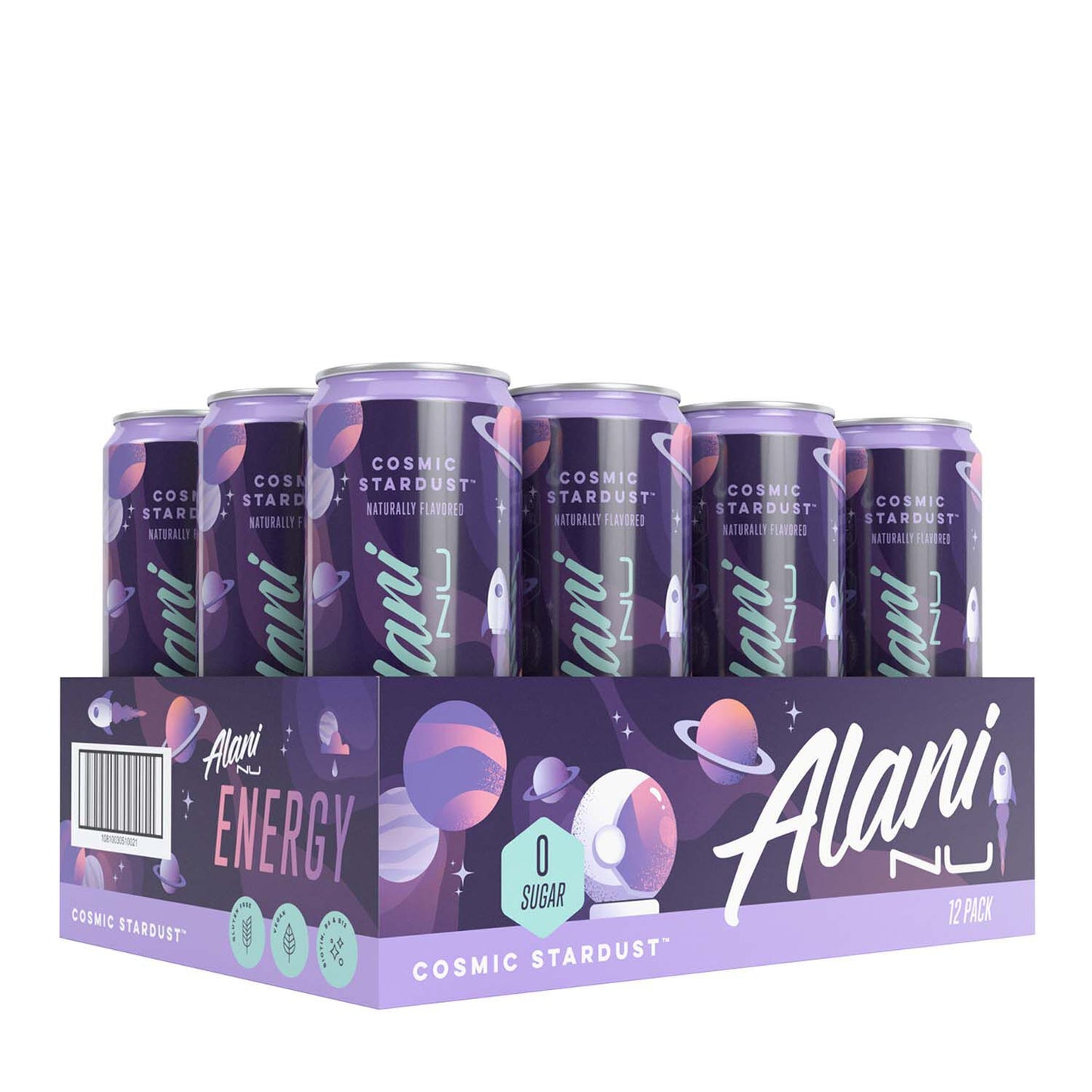 Energy Drink- Cosmic Stardust (12 Drinks, 12 Fl. Oz. Each)