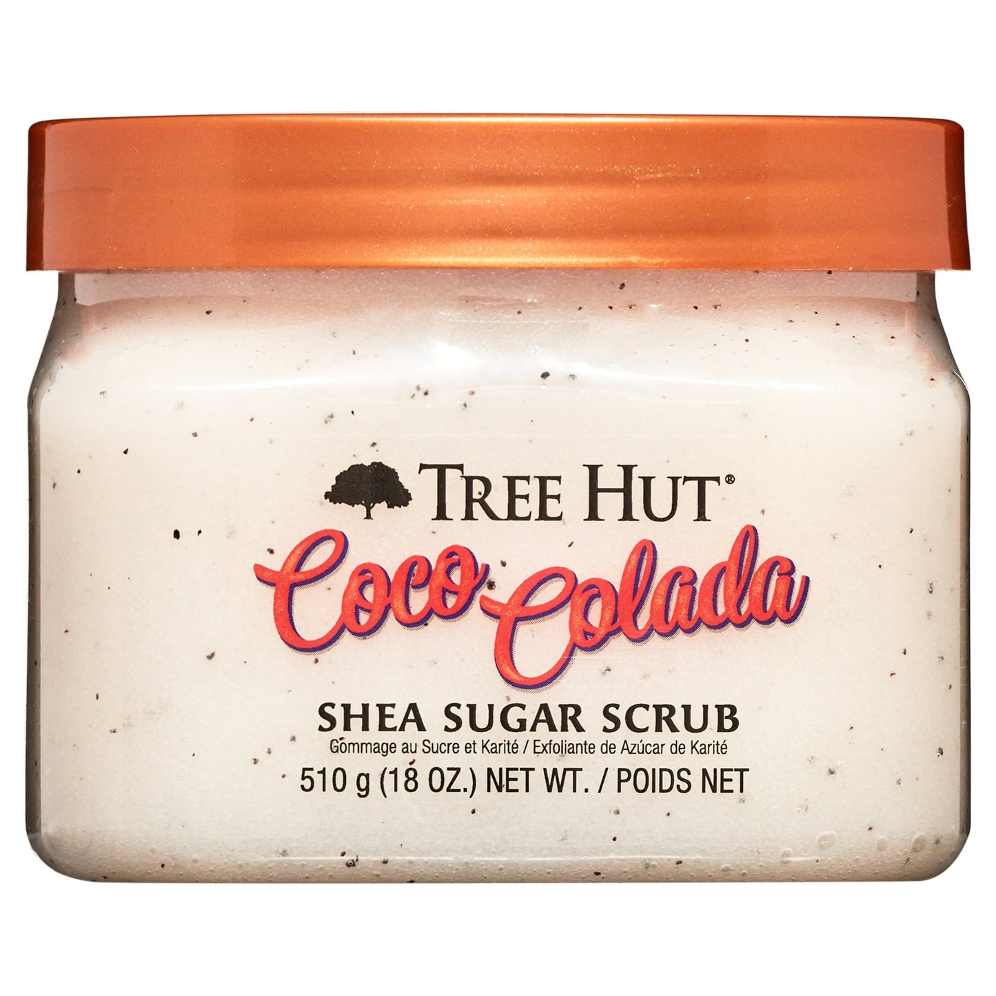 Tree Hut|Shea Sugar Scrub Coco Colada|18 oz|Ultra Hydrating and Exfoliating Scrub for Nourishing Essential Body Care