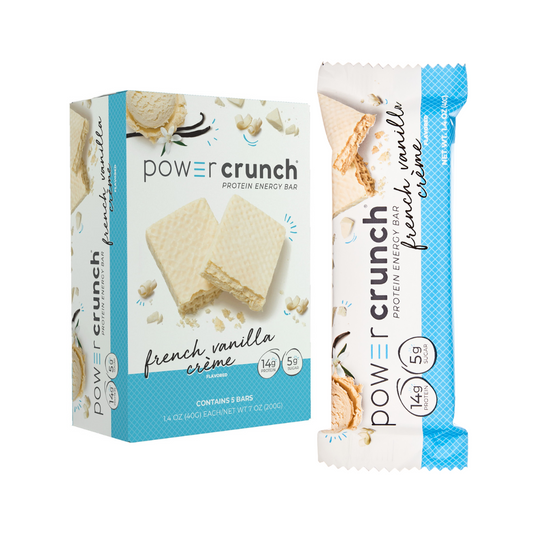 Crunch-Power Crunch Original Protein Energy Bars | French Vanilla Cream | 1.4 oz(5 Count)