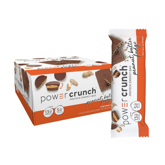 BioNutritional Research Group | Power Crunch Protein Energy Bar Original - Peanut Butter Fudge (12 Bars)