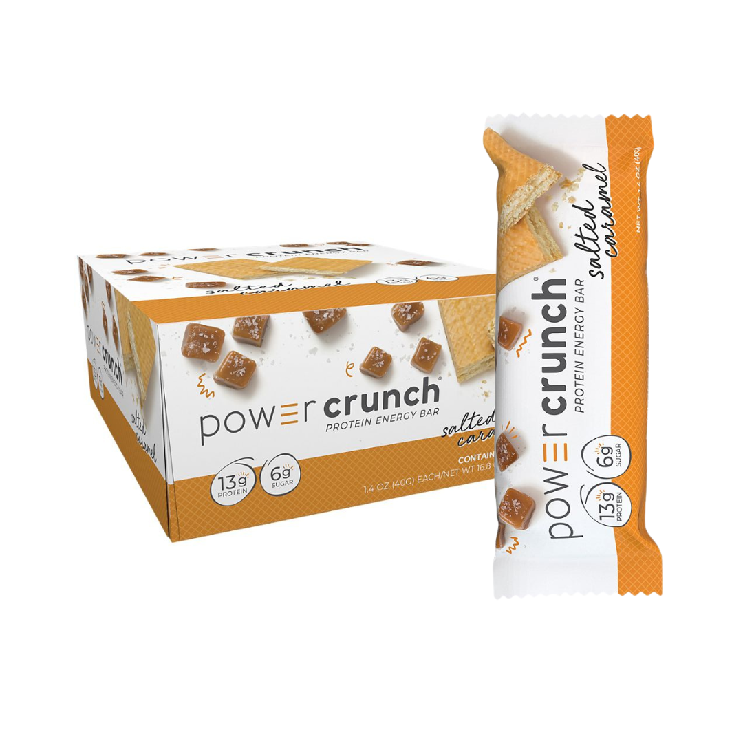 BioNutritional Research Group | Power Crunch Protein Energy Bar Original - Salted Caramel (12 Bars)