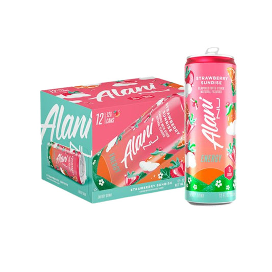 Alani Nu Energy Drink - Strawberry Sunrise (12 Drinks , 12 Fl Oz. Each)