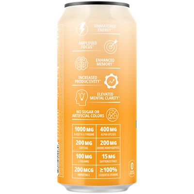 Gorilla Mind Energy Drink -Orange Ice Dream (12 Drinks 16 Fl Oz. Each)